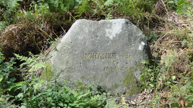 Ritterstein Nr. 061-2a Schanze 1794 100 Schr..JPG - Ritterstein Nr.61  Schanze 1794 100 Schr.